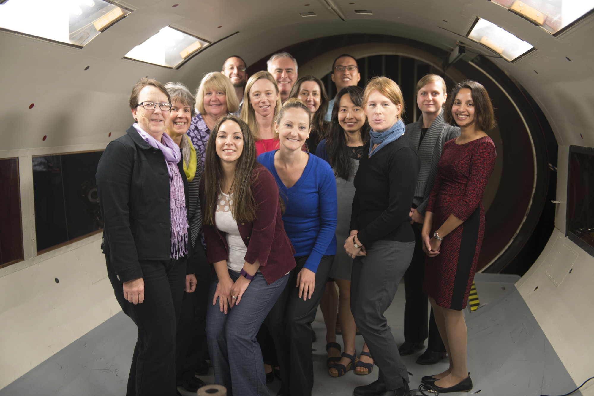 Fly-by-Wire team in the MIT wind tunnel