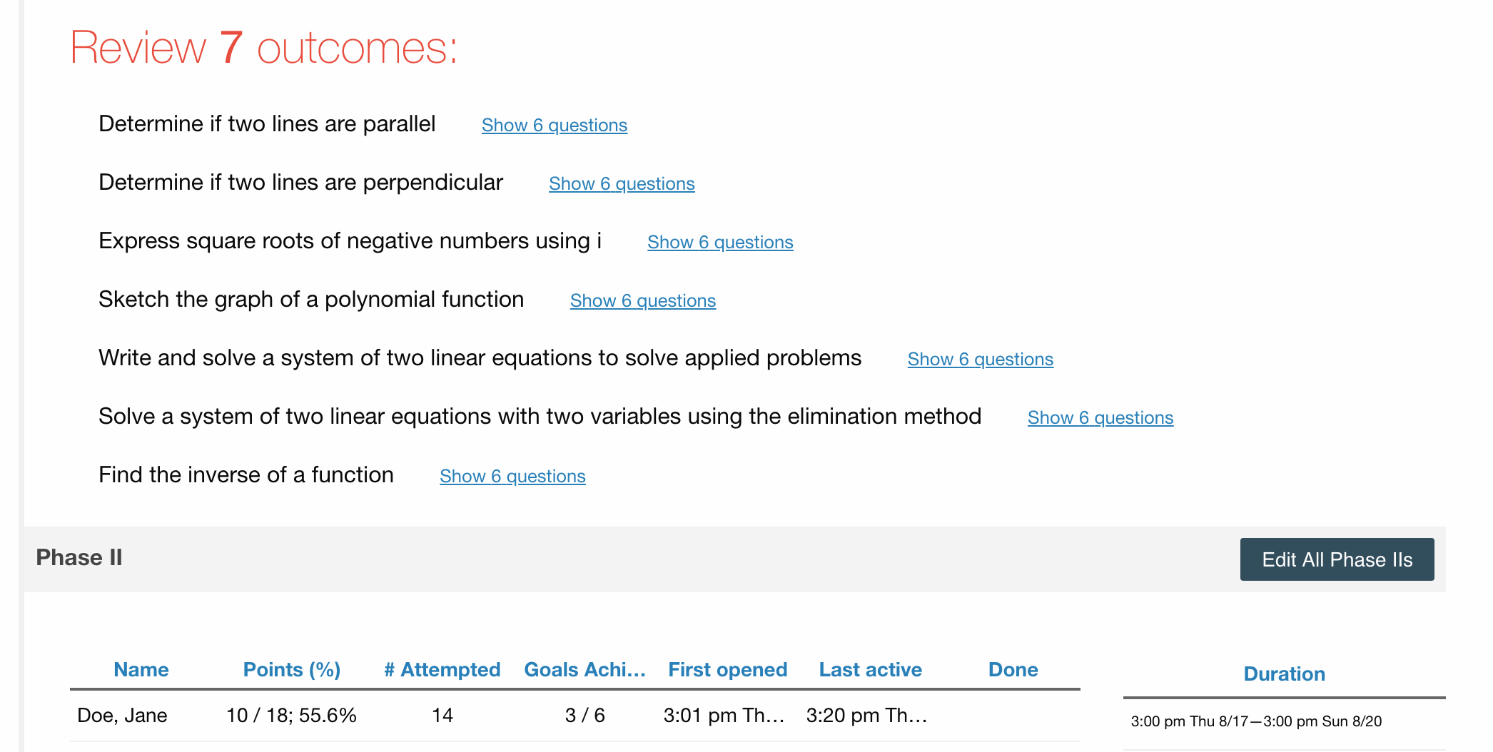 Instructor App